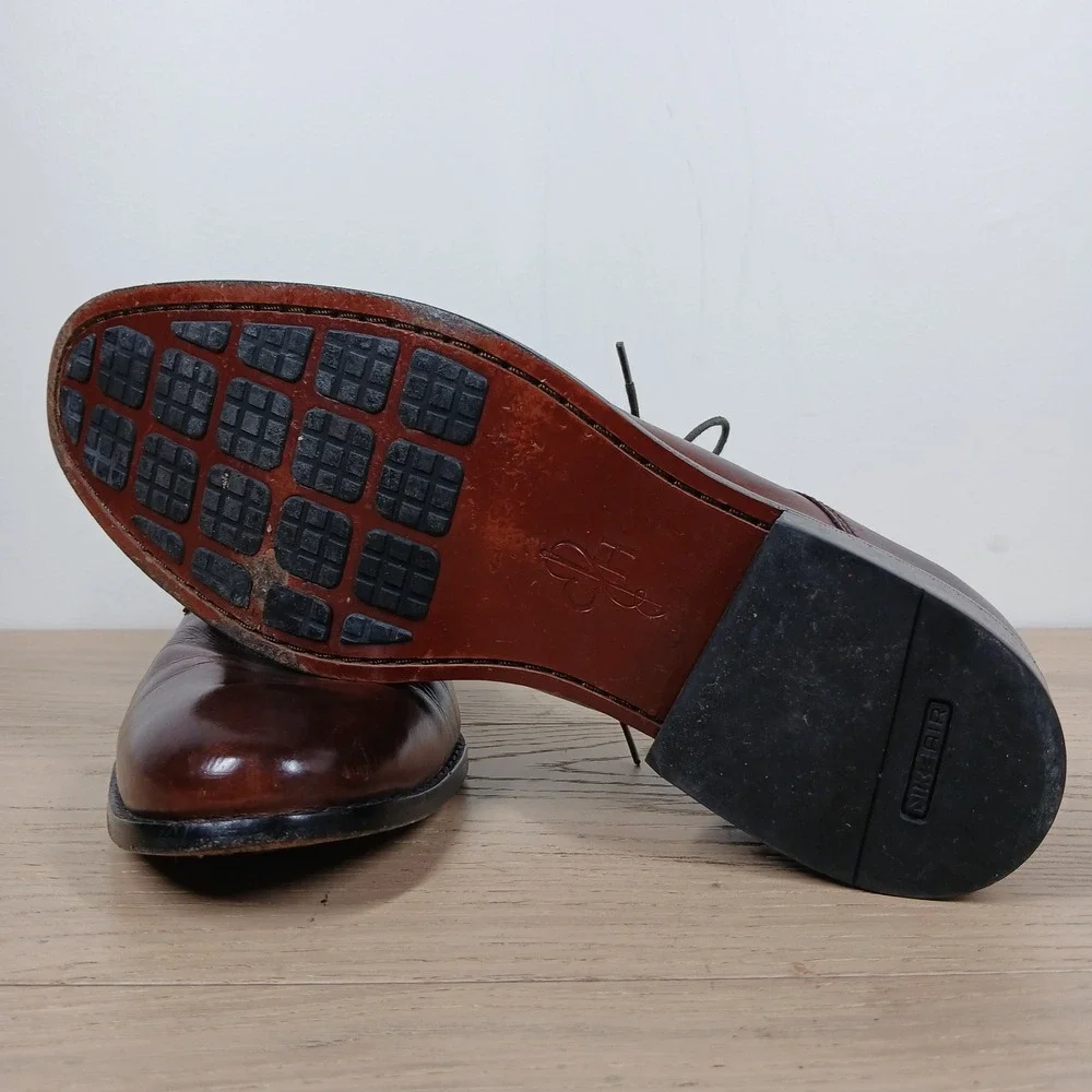 Cole Haan Oxfords Men 10 Brown Leather Lace Up Dress Office Business Classic